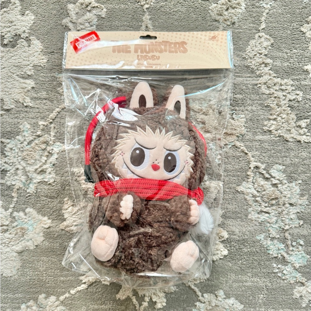 POP MART LABUBU The Monsters Classic Series Plush Doll Crossbody Bag